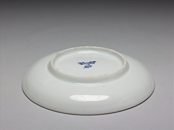 有田窯 青花五彩花卉紋碟