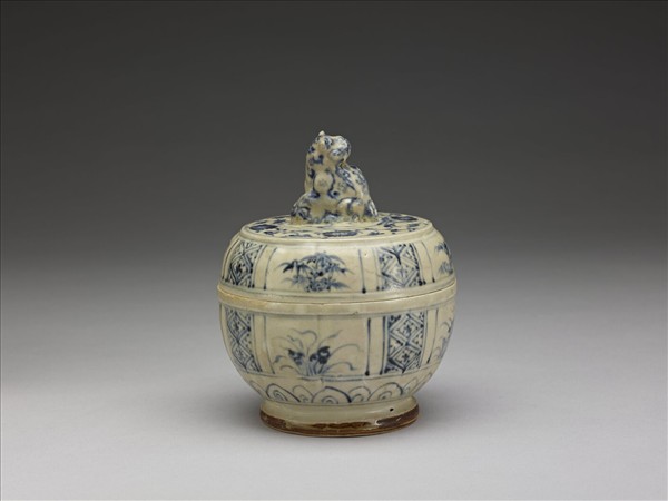 日本明治時代煎茶提籃茶器組藤墊- 故宮