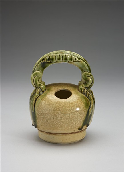 越南 16世紀 綠釉提樑檳榔罐