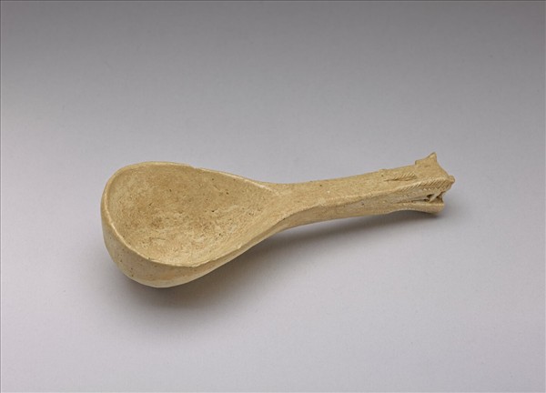 越南 1-3世紀 灰釉龍頭勺