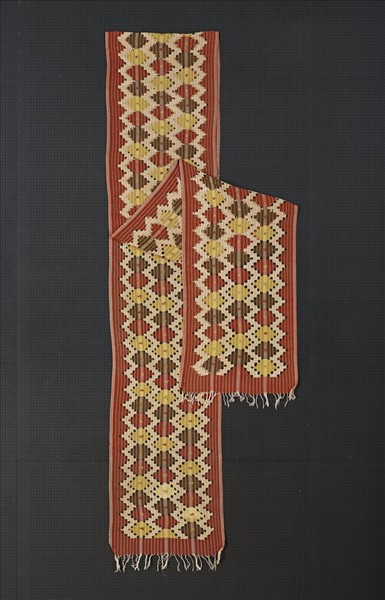 印尼 五彩菱紋裹胸巾