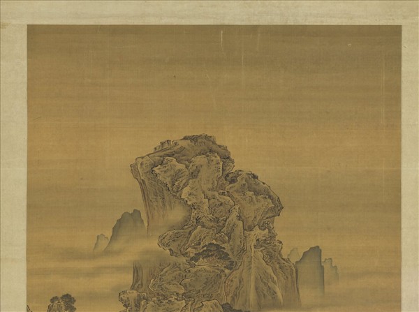 清袁江山水　軸