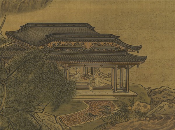 清袁江山水　軸