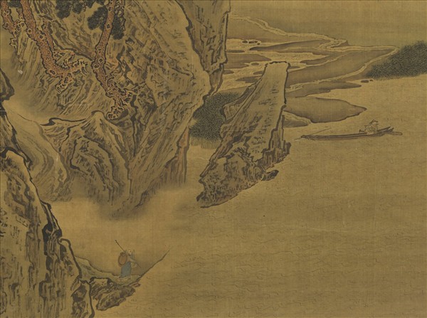 清袁江山水　軸