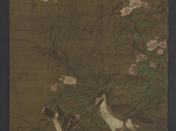 元人畫蘆雁　軸