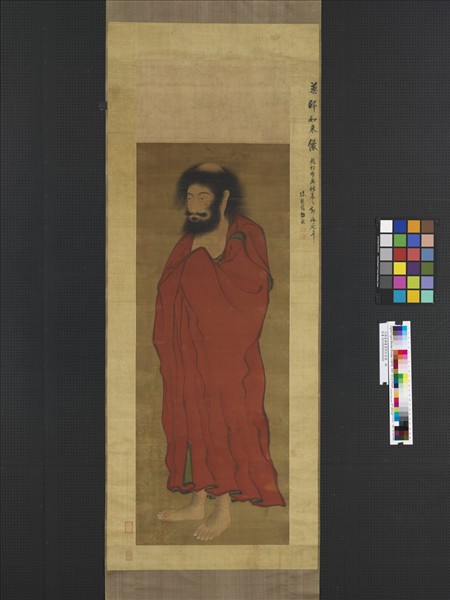 元趙孟頫畫藥師如來像　軸