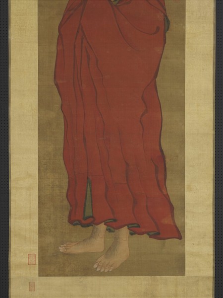 元趙孟頫畫藥師如來像　軸