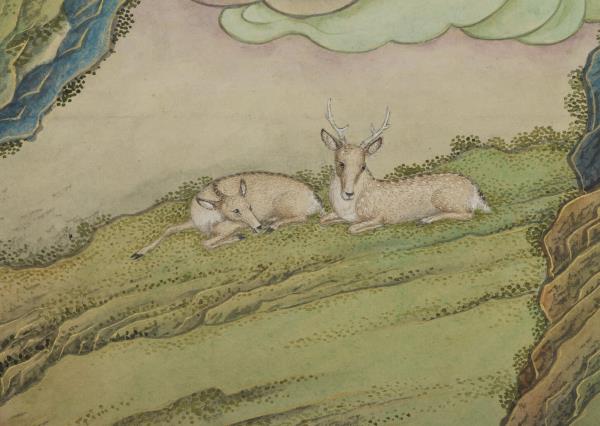 清姚文瀚畫第五拔襍哩逋答答喇尊者　軸