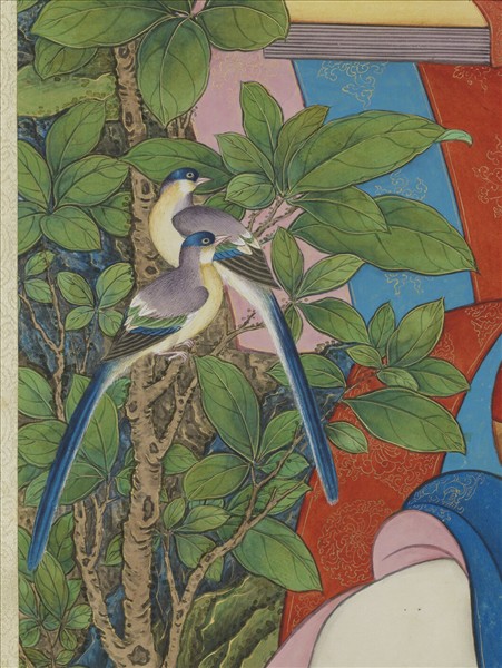 清姚文瀚畫第十二那楂拔哈喇錣雜尊者　軸