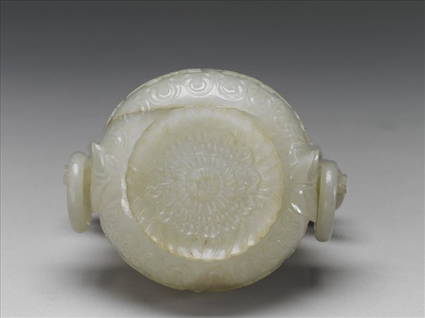 玉番花雙耳四環尊