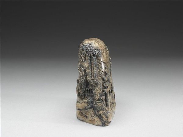 玉雕竹林七賢山子