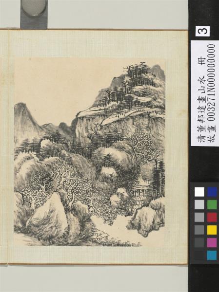 清董邦達畫山水　冊　岩壑轉幽深