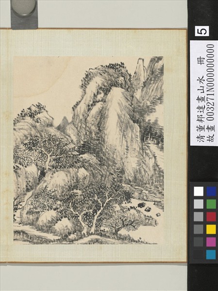 清董邦達畫山水　冊　曲徑通人家