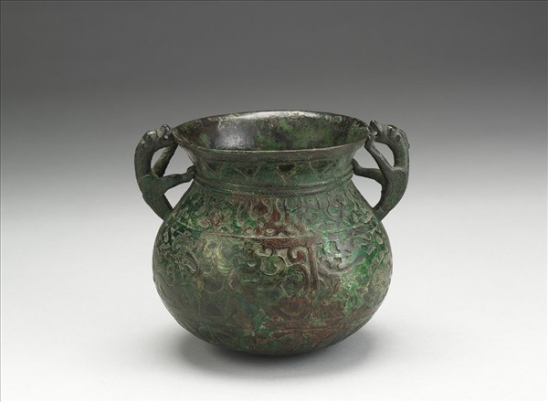神獸蓮花紋壺