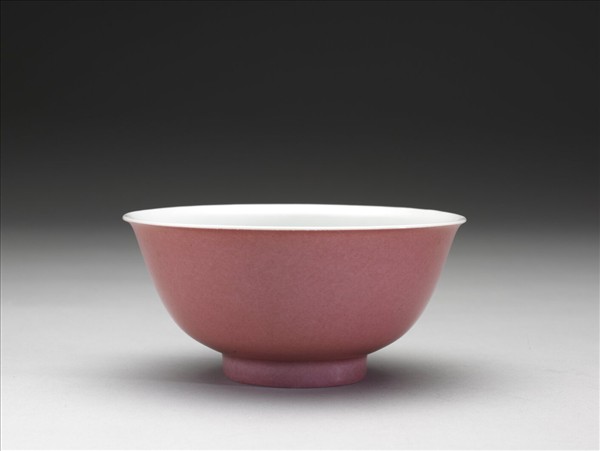 胭脂紅彩碗