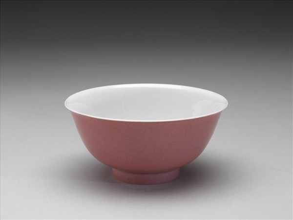 胭脂紅彩碗