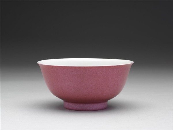 胭脂紅彩碗