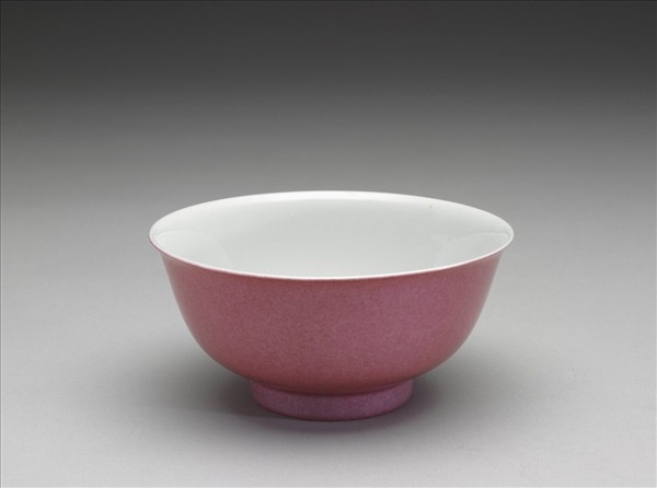 胭脂紅彩碗