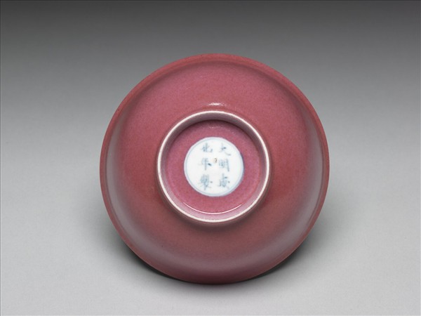 胭脂紅彩碗