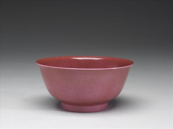 胭脂紅彩碗