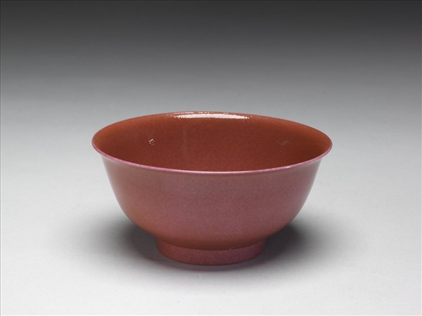 胭脂紅彩碗