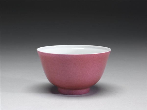 胭脂紅彩碗