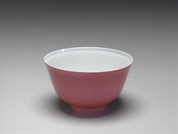 胭脂紅彩碗