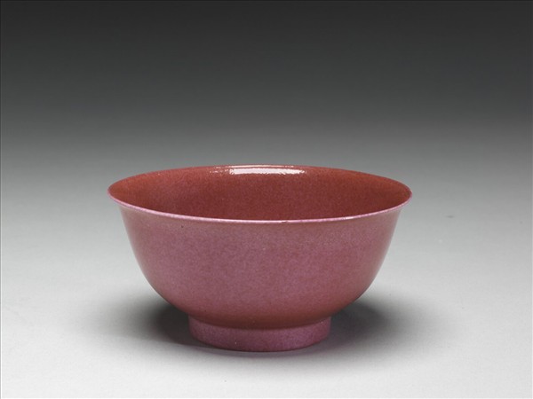 胭脂紅彩碗