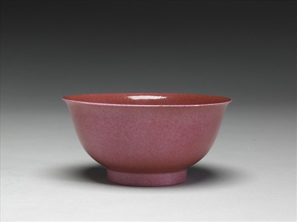 胭脂紅彩碗