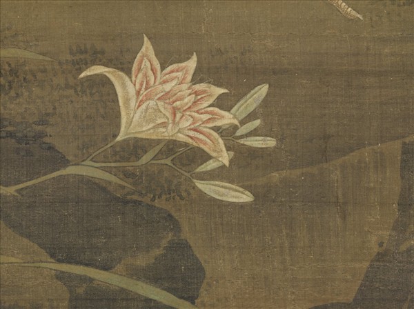 明殷宏花鳥　軸