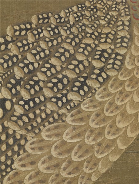 明殷宏花鳥　軸