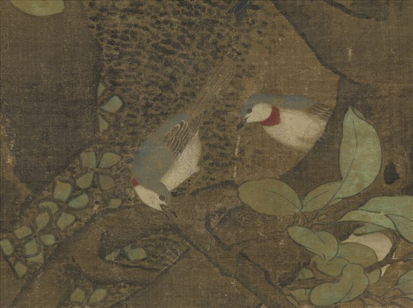 明殷宏花鳥　軸