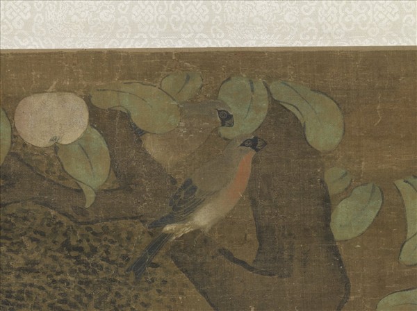 明殷宏花鳥　軸