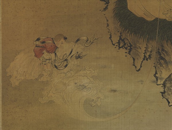 元趙奕畫大士像　軸