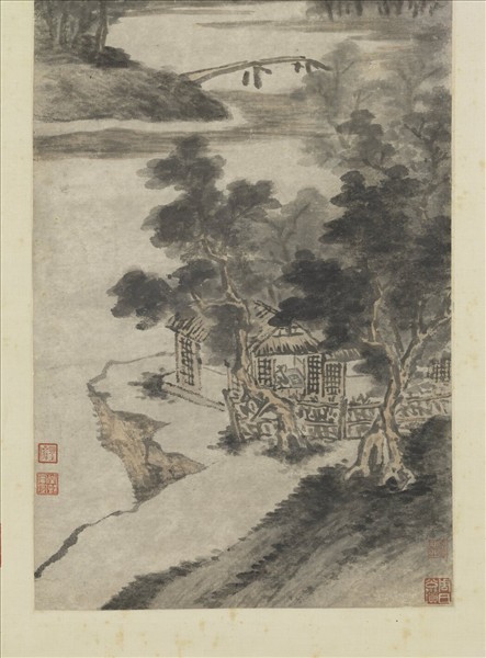 元郭畀山窗讀易　軸