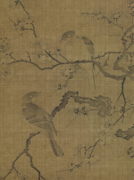 元薩都剌畫梅雀　軸
