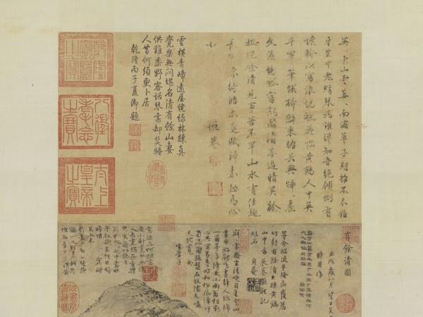 元王蒙有餘清圖　軸