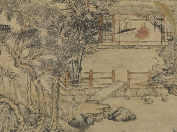 元王蒙有餘清圖　軸