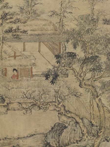 元王蒙有餘清圖　軸