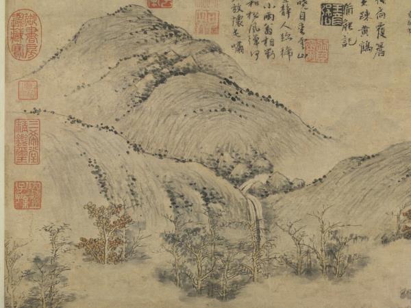 元王蒙有餘清圖　軸