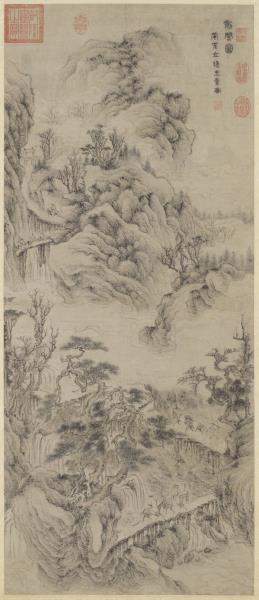 元王蒙劍閣圖　軸