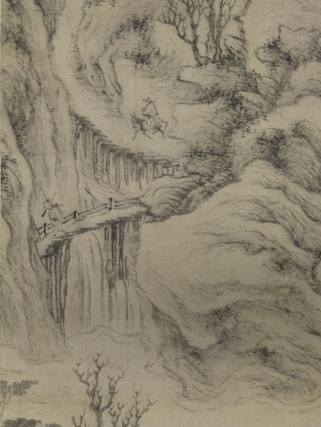 元王蒙劍閣圖　軸