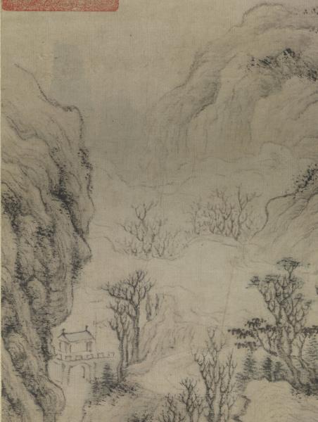 元王蒙劍閣圖　軸