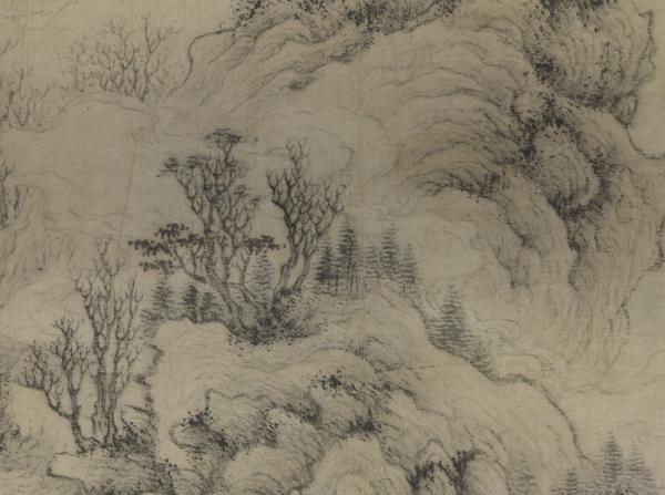 元王蒙劍閣圖　軸