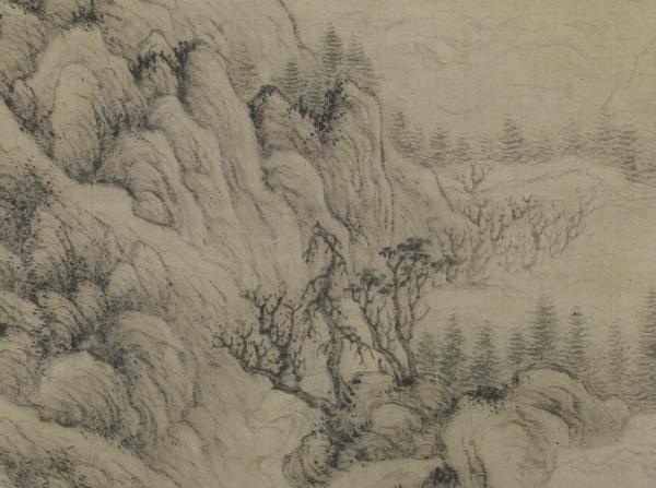 元王蒙劍閣圖　軸