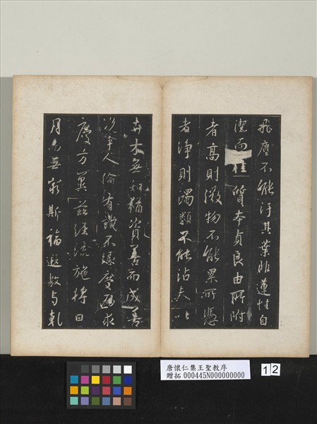 唐懷仁集王聖教序