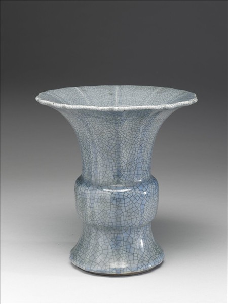 仿鈞釉觚