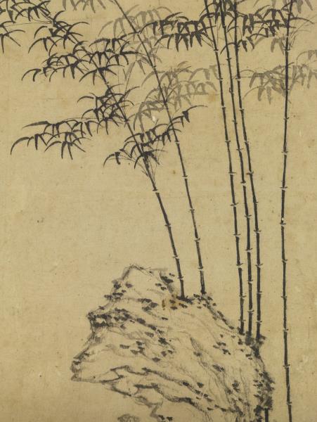 元王蒙坡石煙篁　軸