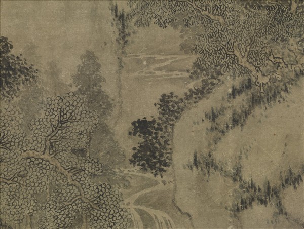 元曹知白東園載酒　軸