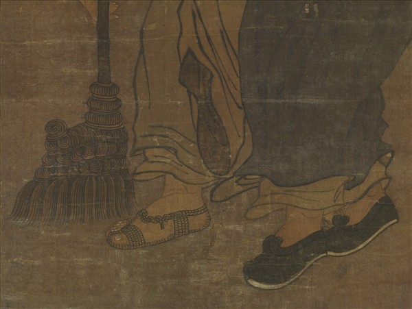 元人畫寒山拾得像　軸